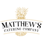 The logo for Mathew's Catering Company
